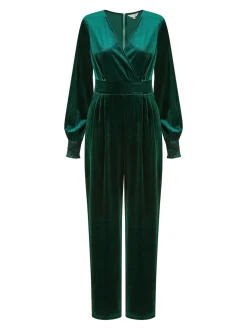 - Fluwelen jumpsuit met lange mouwen*Yumi Outlet