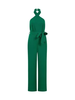 Cross Over Halter Neck Jumpsuit*Yumi Online