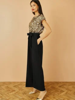 Sequin Top Stretch Jumpsuit*Yumi Best