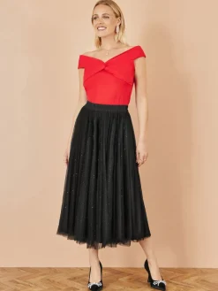 Sparkle Mesh Tulle Skirt*Yumi Sale