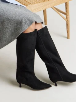 - Kitten Heel Straight Leg Boots*Simply Be Outlet