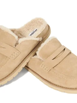 - Goldy Lined Backless Loafers*Dune London Online