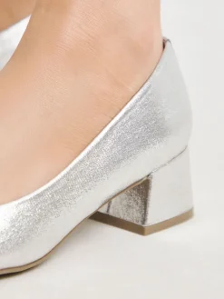 - Heavenly Soles By Low Block Heels Court Shoes*JD Williams Clearance