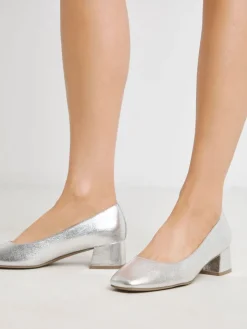 - Heavenly Soles By Low Block Heels Court Shoes*JD Williams Clearance