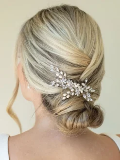 - - Sierkam met parels en kristallen*Ivory & Co Clearance