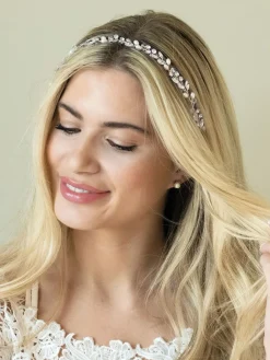 - bohemia haarband met kristallen en parels*Ivory & Co Sale