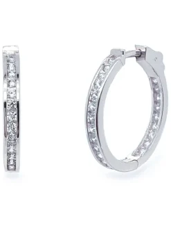 - Copenhagen oorringen met edelmetaal en kristallen*Ivory & Co Hot