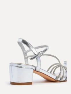 - - Riri - Diamanté versierde bandjessandalen met hak*Linzi Best