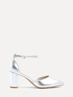 - Davina pumps met blokhak en dichte hiel*Linzi Clearance