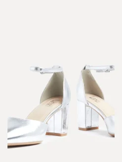 - Davina pumps met blokhak en dichte hiel*Linzi Clearance