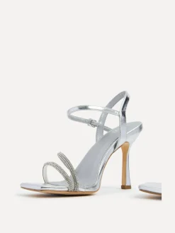 - Mesmerize Diamanté Embellished Strappy Heel*Linzi Best