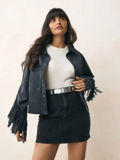 - Reguliere leren riem met opvallende gesp*Next Discount