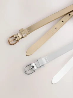 - PU Skinny Riemen 2 Pakket*Next Discount