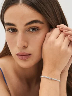 Zilverkleurig - Glinsterende armband met maatverloop*Next Outlet