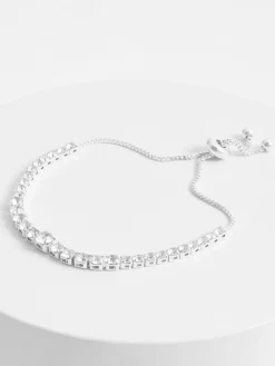 Zilverkleurig - Glinsterende armband met maatverloop*Next Outlet