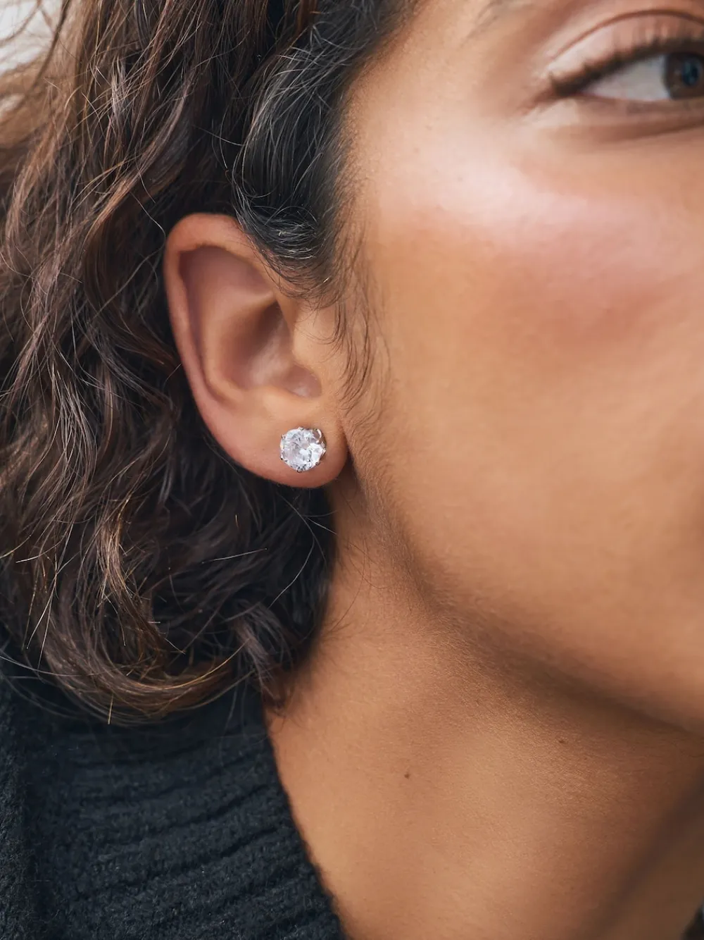 - Grote oorknopjes met zirkonia*Next New