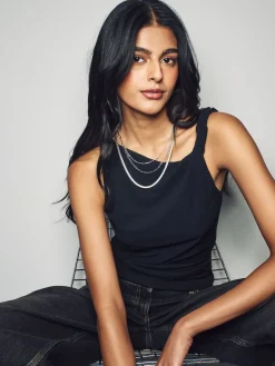 Zilverkleurig - 3-laags ketting met meerdere schakels*Next Discount