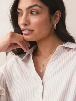 - Lariat-halsketting met Hart draad*Next Online