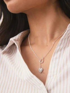 - Lariat-halsketting met Hart draad*Next Online