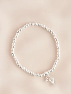 Zilverkleurig - Letterarmband met stretch*Next Outlet