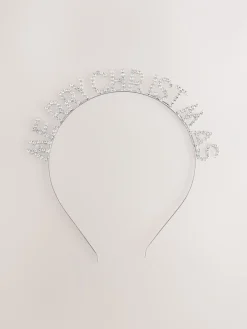 Zilverkleurig - Merry Christmas-hoofdband*Next Online