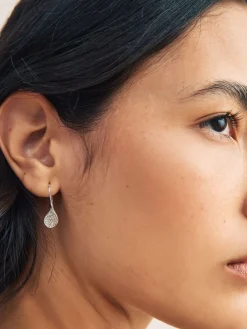 - Oorbellen met glinsterend blad*Next Hot