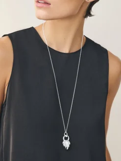 - Stacked Hoop Pendant Necklace*Next New