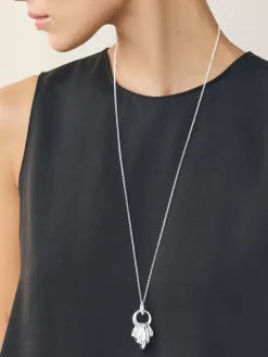 - Stacked Hoop Pendant Necklace*Next New