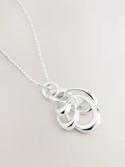 - Stacked Hoop Pendant Necklace*Next New