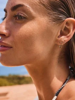 - Stainless Steel Graduated Huggie Hoop Earrings 3 Pack*Next Clearance