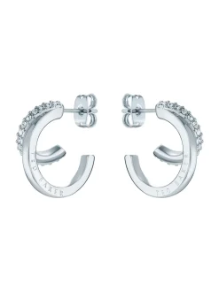 - HELIAS: meerkleurige oorringen met kristallen*Ted Baker Sale