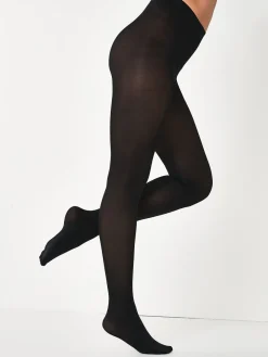 Zwart - 80 denier ondoorschijnende panty*Next Clearance