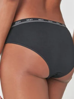 - 4 Katoenen slipjes met logotailleband*Next Discount