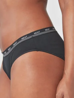 - 4 Katoenen slipjes met logotailleband*Next Discount