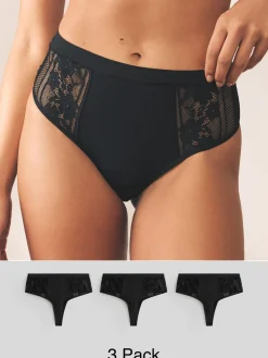 - 3 Slipjes van modal met kant*Next Best