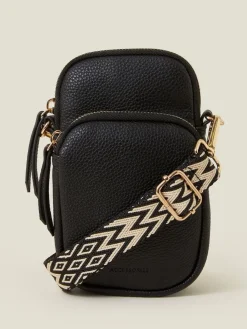 - telefoontas met geweven riem*Accessorize