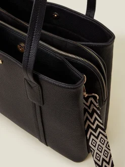 - Webbing Strap Tote Bag*Accessorize Hot