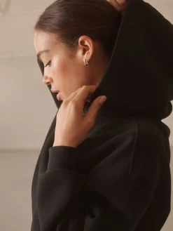 Zwart - Actieve cropped hoodie*Next Discount