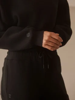 Zwart - Actieve cropped hoodie*Next Discount