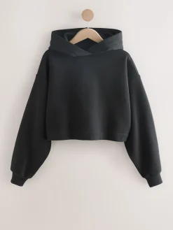 Zwart - Actieve cropped hoodie*Next Discount