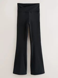 Zwart - Active Balance Wrap Front Flared Leggings*Next