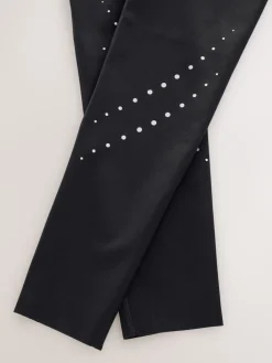 Zwart - Active Reflective Print Sports Leggings*Next Hot