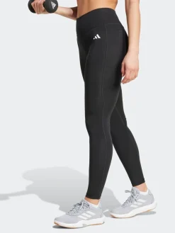 Zwart - Optime Essentials legging met opbergzakje en volledige lengte*adidas Hot