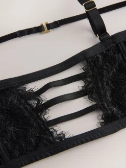 Zwart - A-E Lace Bra*Next