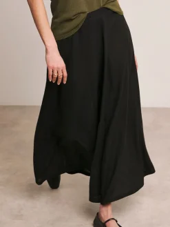 - Anthology By Premium Linen Mix Seam Detail Skirt*JD Williams Clearance