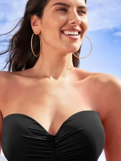 Zwart - Bandeaubikinitop met beugel*Next Sale