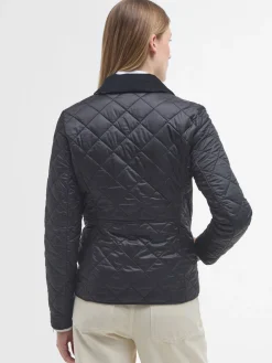 - ® - Deveron in schuine ruit doorgestikt lichtgewicht jack*Barbour Sale