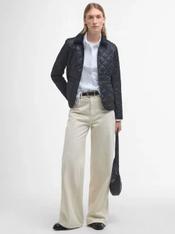 - ® - Deveron in schuine ruit doorgestikt lichtgewicht jack*Barbour Sale