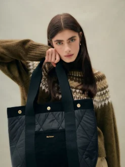 - ® Healy gewatteerde shoppertas*Barbour Clearance