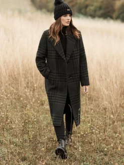 Zwart - ® Saltburn beanie-muts met pompon*Barbour